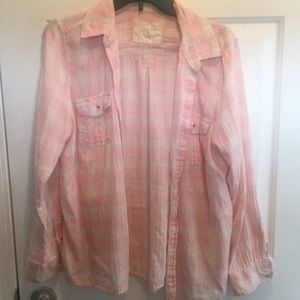 Pink plaid shirt